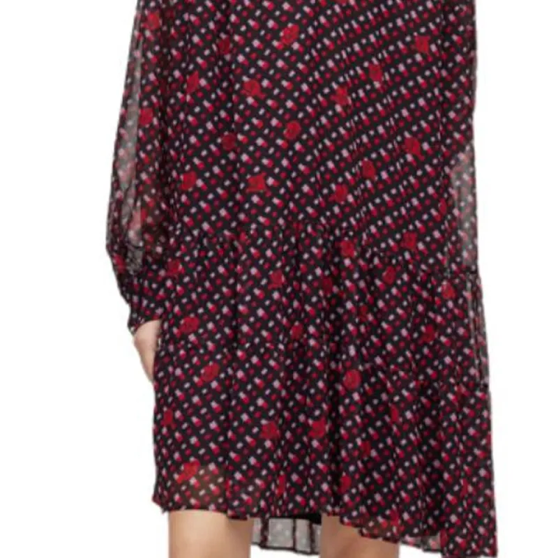 HUGO BOSS HUGO BOSS X LOONEY TUNES SS23 Long Sleeved Dresses Women's Black-4
