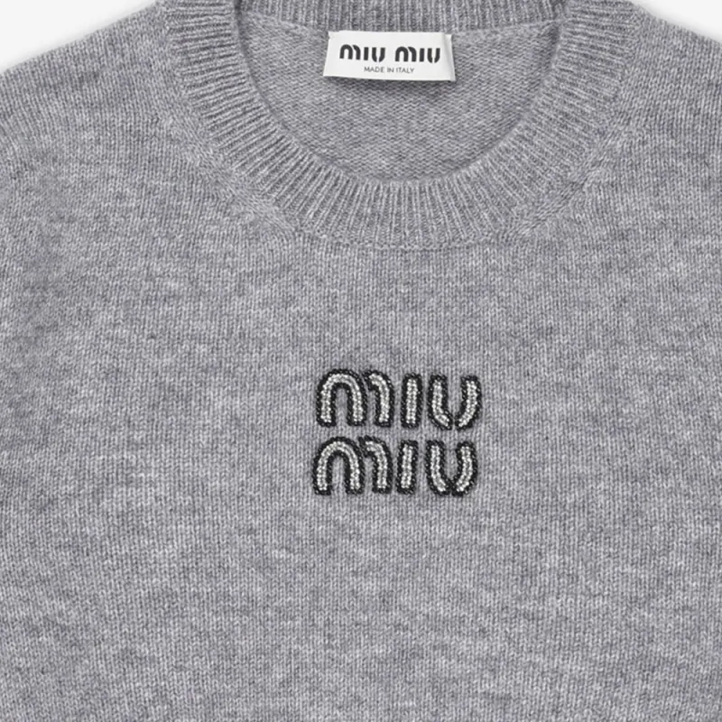 MIU MIU Sweaters Women's Gray-2
