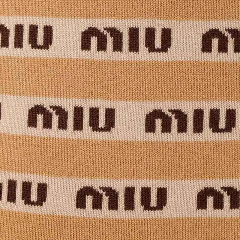 MIU MIU Casual Short Skirts Women's Yellow-4