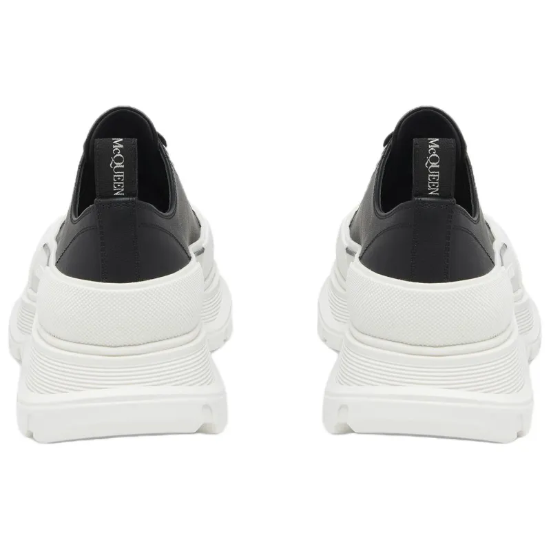 Alexander McQueen Tread Slick Low Top Canvas Shoes Men's Black-3