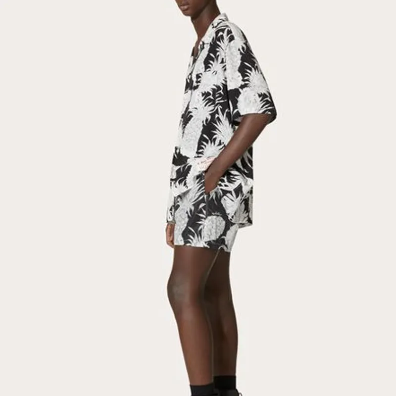 Valentino Casual Shorts Men Black-6