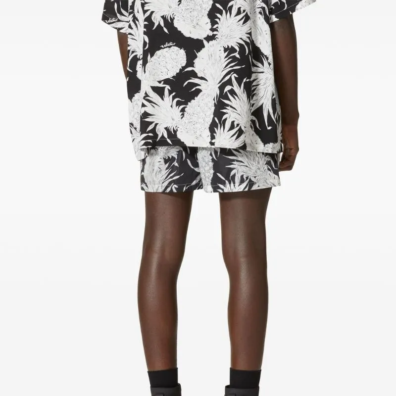Valentino Casual Shorts Men Black-4