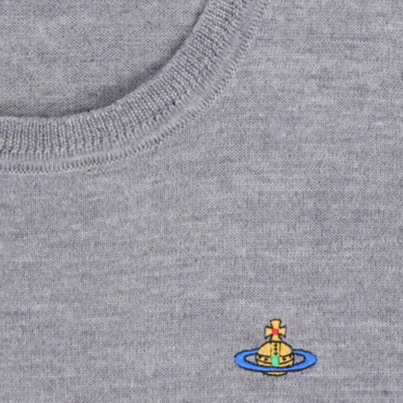 Vivienne Westwood Logo Embroidered Knitted Top-5