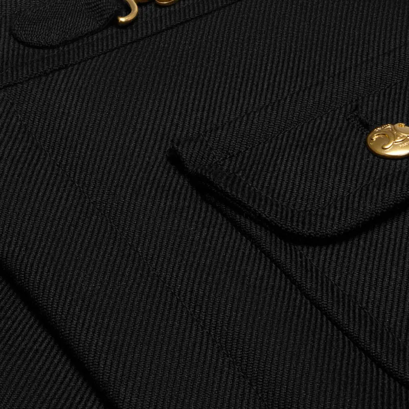 CELINE Pants With Gourmettes In Mohair Wool-6