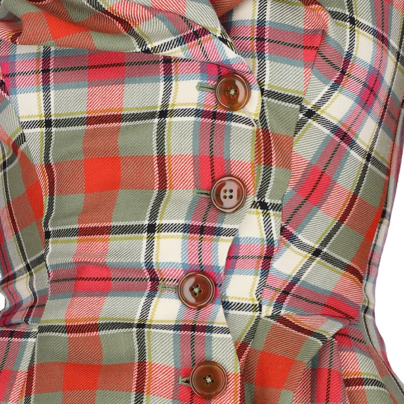 Vivienne Westwood Checked Cropped Jacket-6