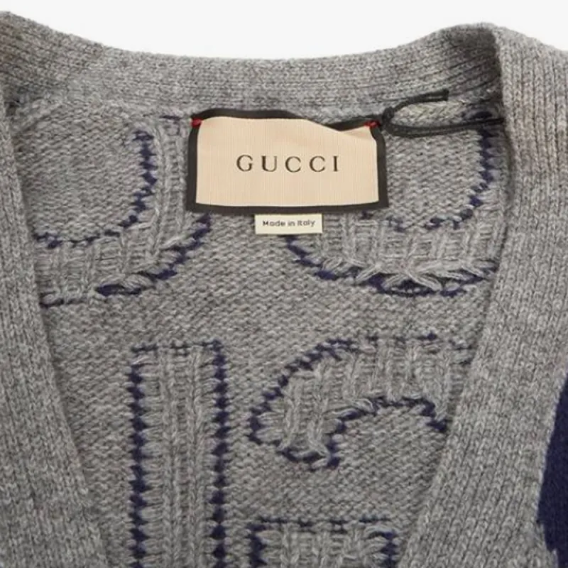 GUCCI Knitwear Men Gray-3