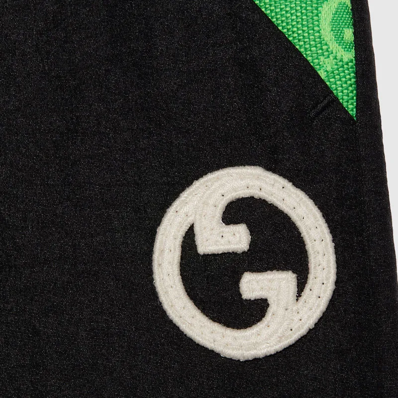 GUCCI Monogrammed Trousers-4