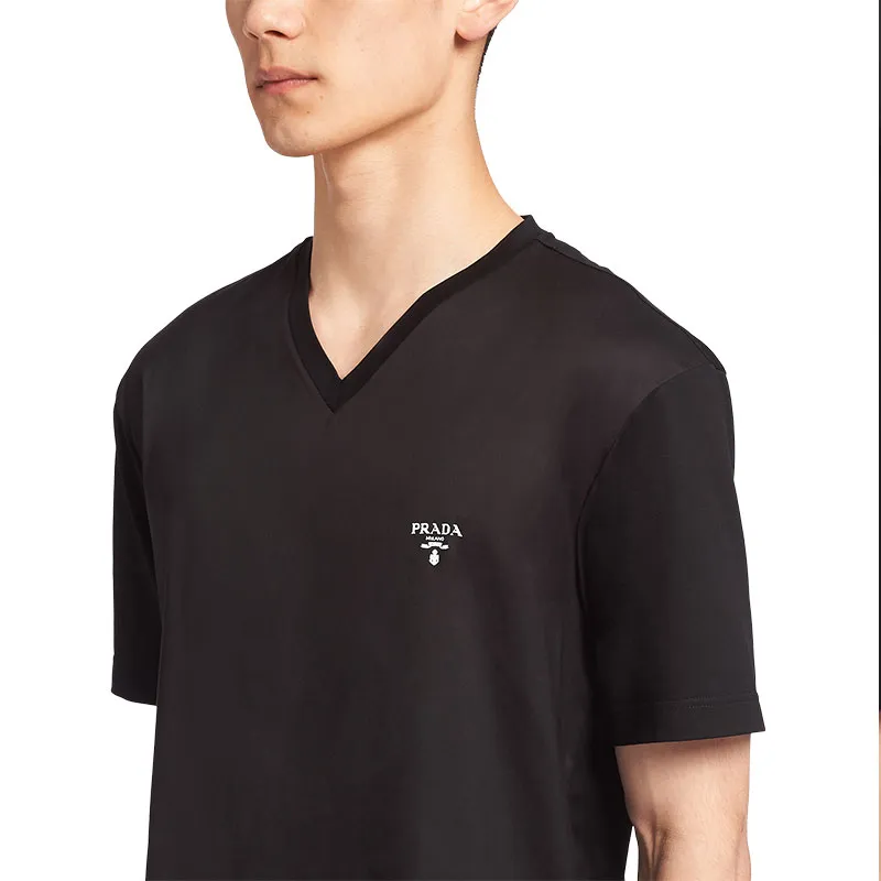 PRADA T Shirts Men Black-2