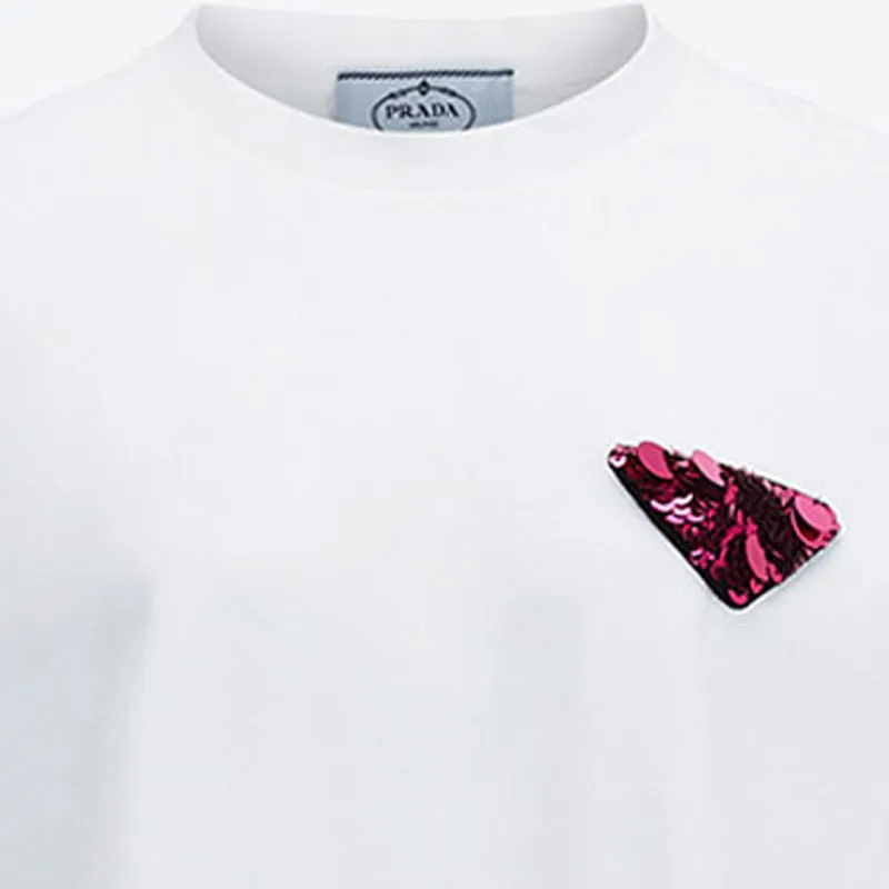 PRADA Crop Tops Women's White-2