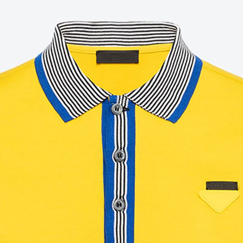 PRADA Polo Shirts Men Yellow-4