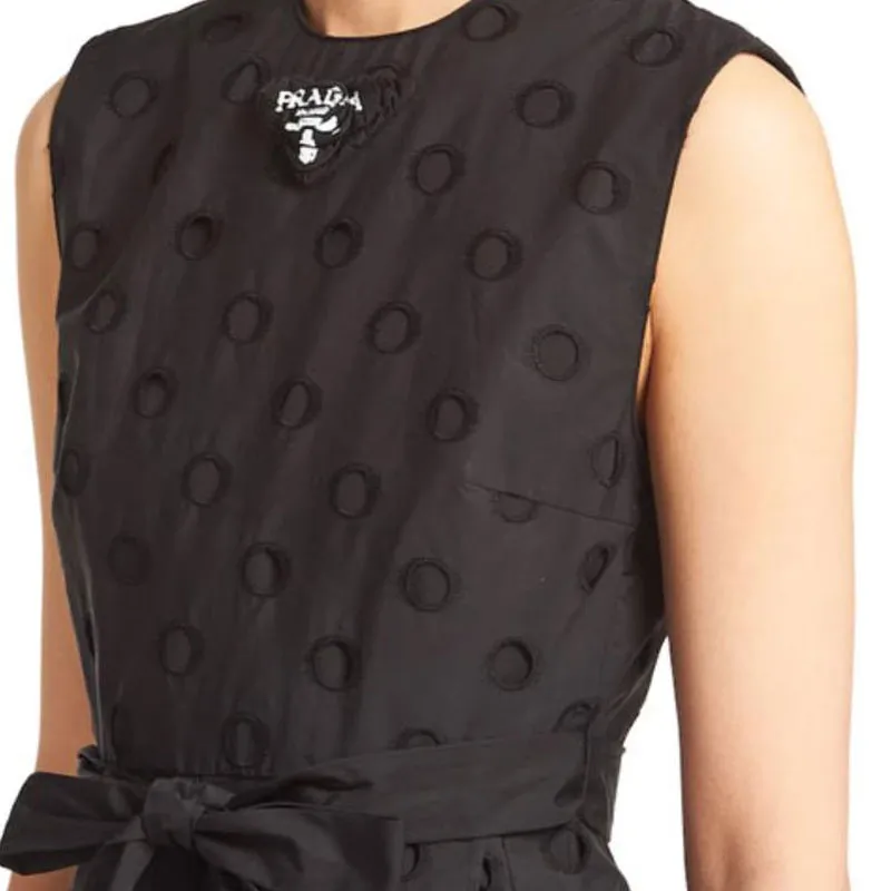 PRADA SS21 Sleeveless Dress Women's Black-1