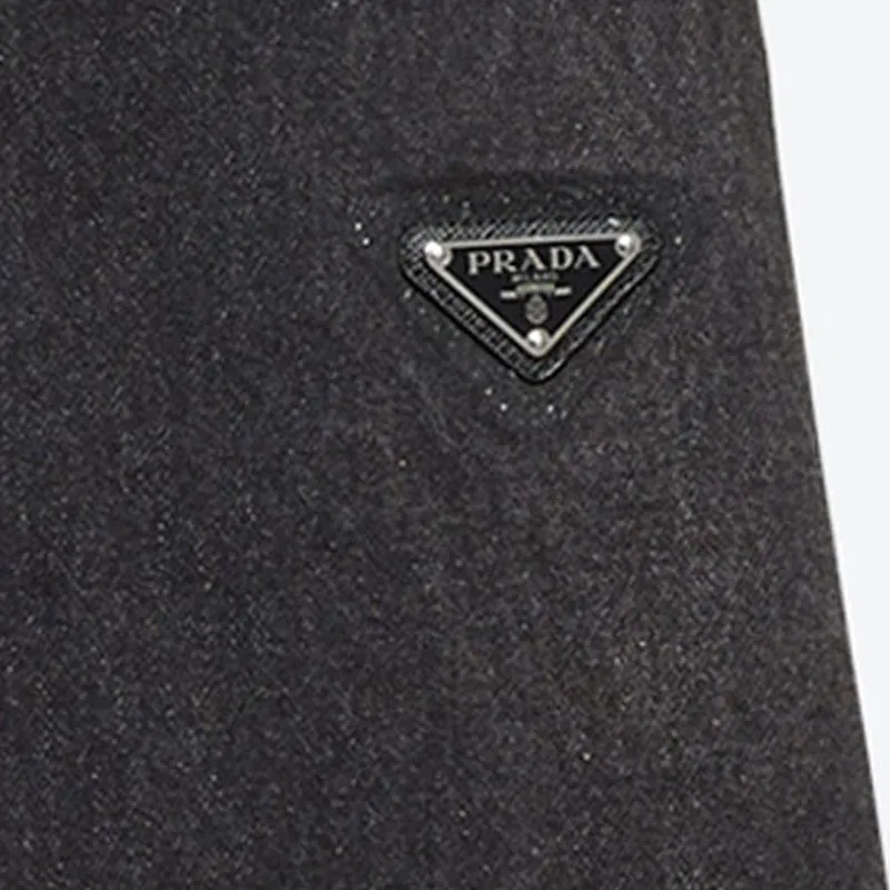 PRADA Denim Mini Dress 'Black'-3