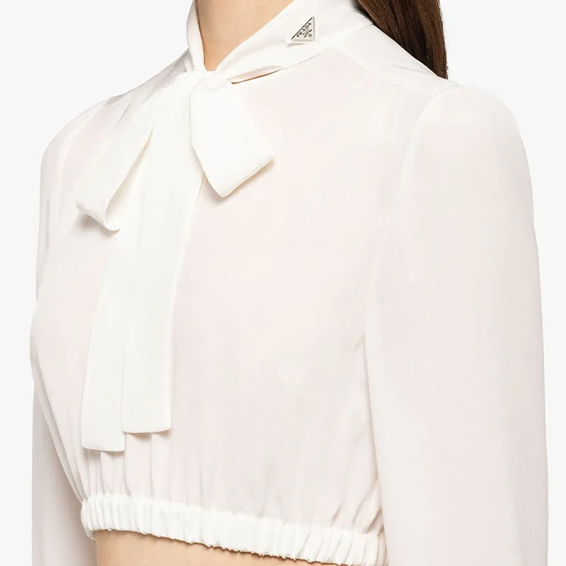 PRADA Crop Tops Women's White-1