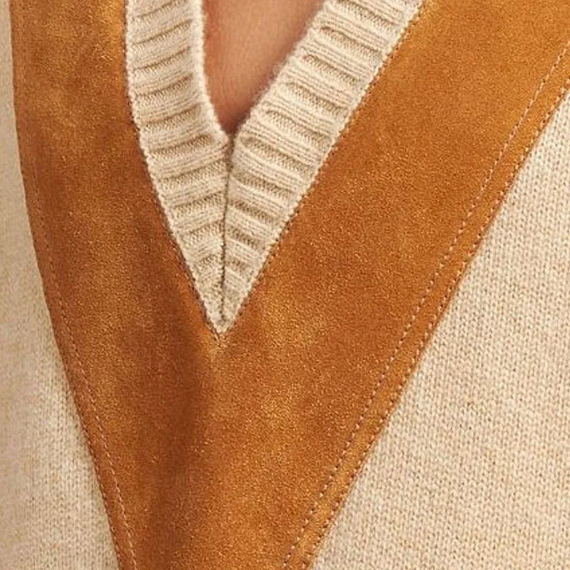 PRADA Loose Fit Sweater Women's Beige-1