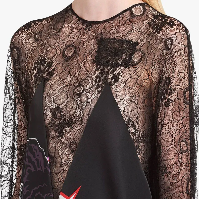PRADA Long-Sleeved Dresses Women's Black-1