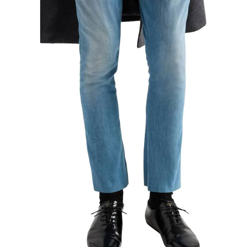 PRADA Jeans Men Light Blue-4