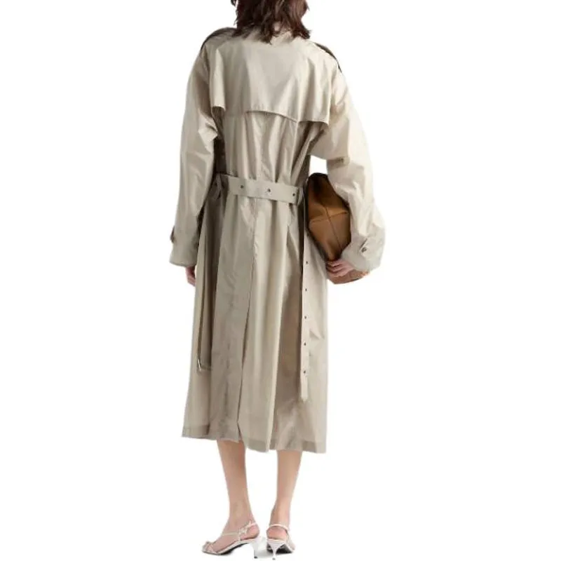 PRADA Trench Coats Women's Ecru-2