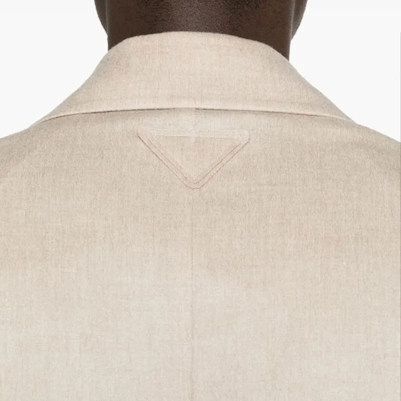 PRADA Single Breasted Sleeved Blazer-4