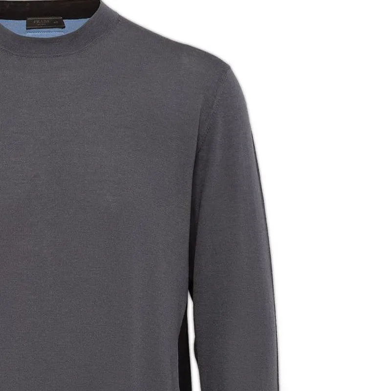 PRADA Sweaters Men Gray-1