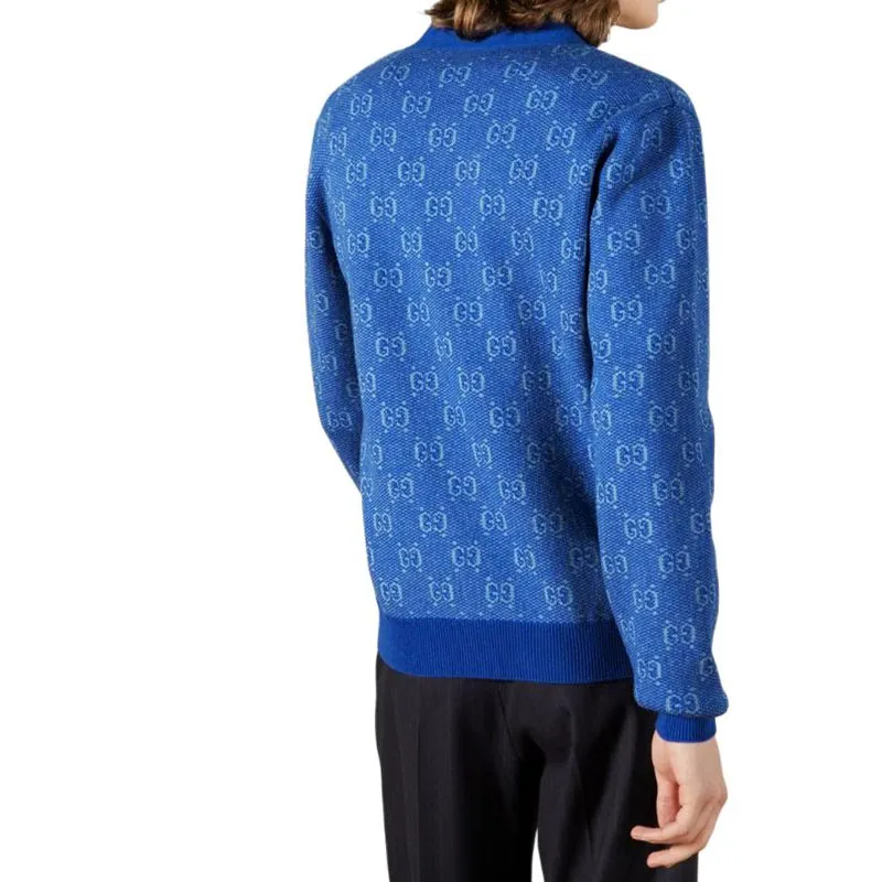 GUCCI Gg Jacquard Cardigan-3