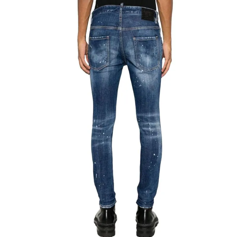 DSQUARED2 Distressed Low rise Skinny Jeans-2