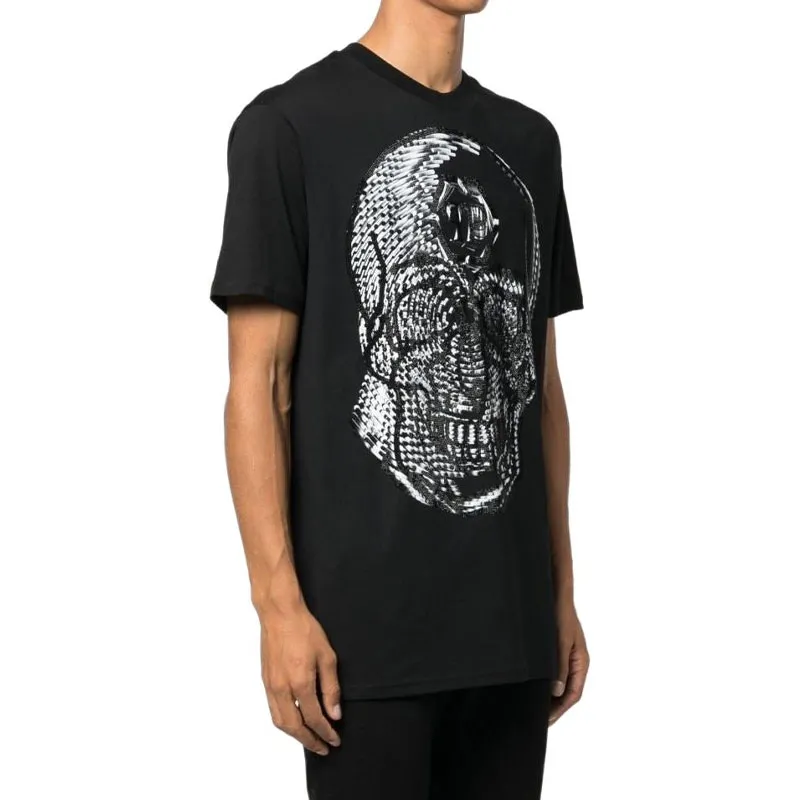 PHILIPP PLEIN Skull print Round neck T shirt-4