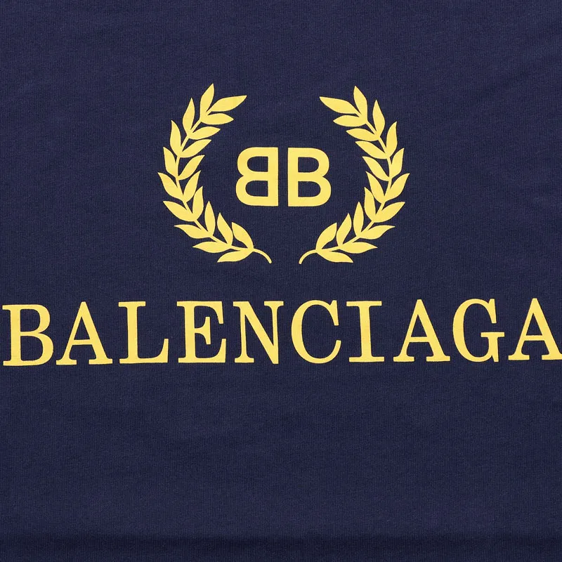 Balenciaga Regular T Shirt Women's Dark Blue Regular Fit-4