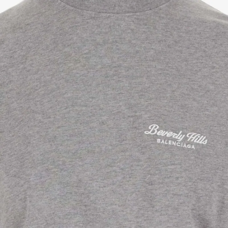 Balenciaga Knot Detailed Cropped T-Shirt-2