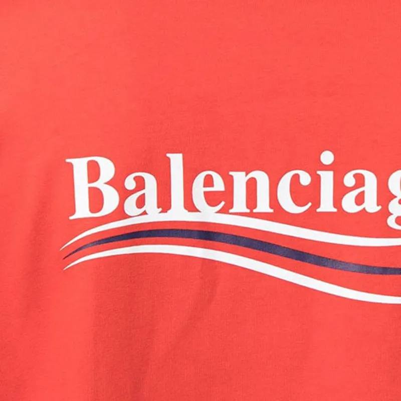 Balenciaga T Shirts Men Red-4