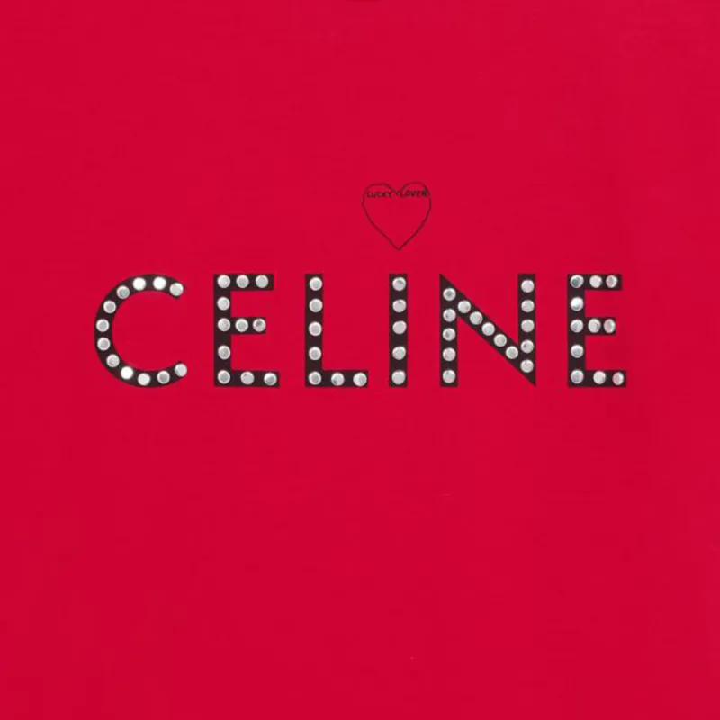 CELINE T Shirts Men Red-4