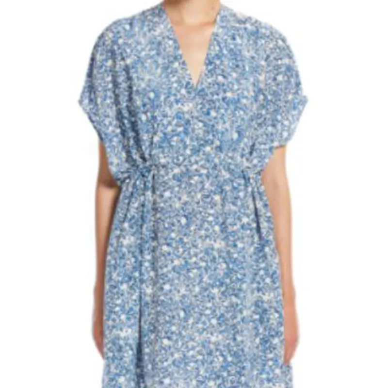 WEEKEND MaxMara Short-Sleeved Dresses Women's Blue-4