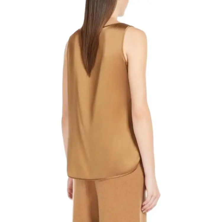 MaxMara Tank Tops Women's Brown-3