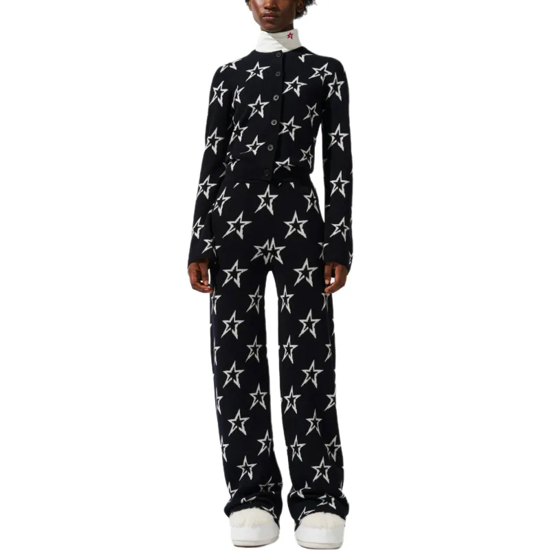 Perfect Moment Chalet Embroidered logo Knitted Trousers-1