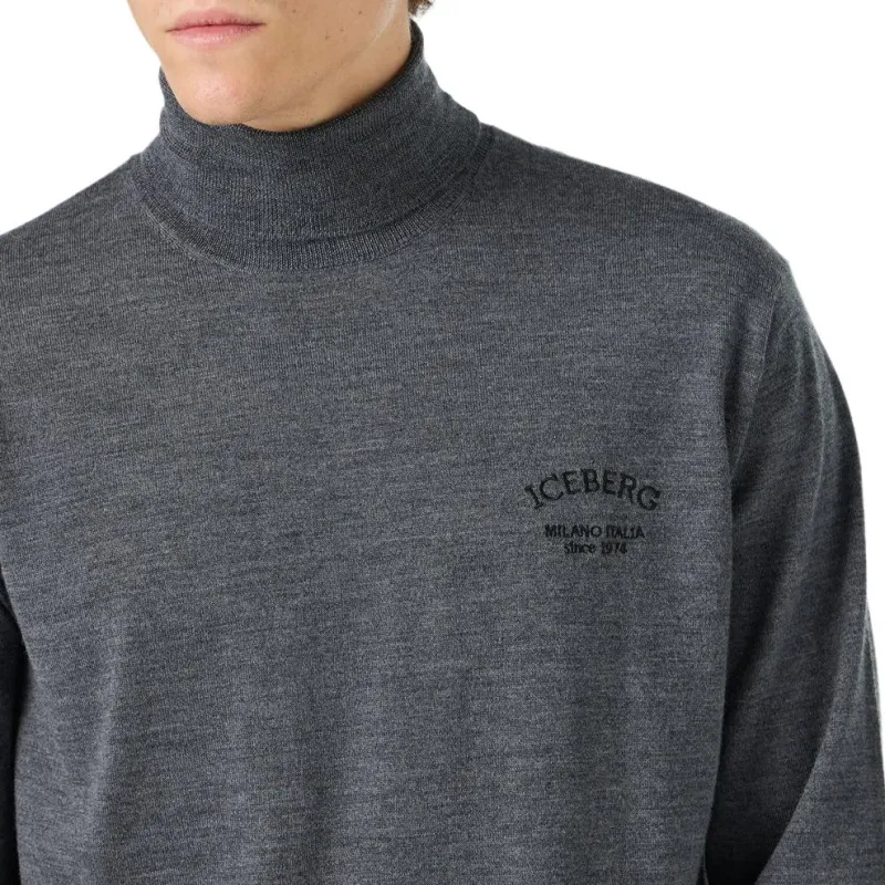 Iceberg Sweaters Men Gray-5