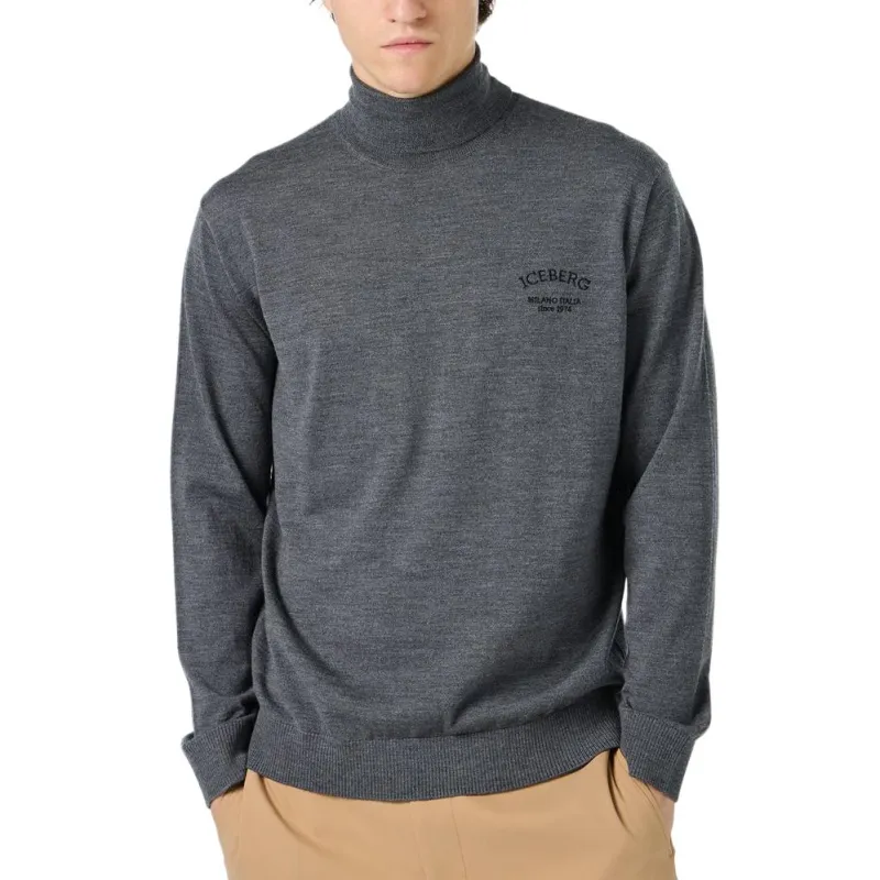 Iceberg Sweaters Men Gray-2