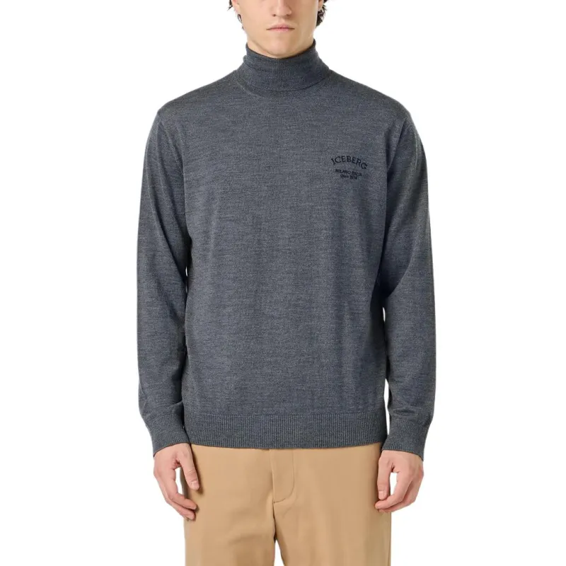 Iceberg Sweaters Men Gray-3