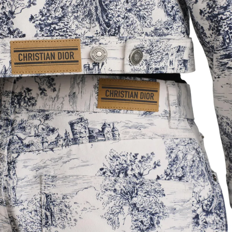DIOR Toile De Jouy Scotland Patterned Shorts-5