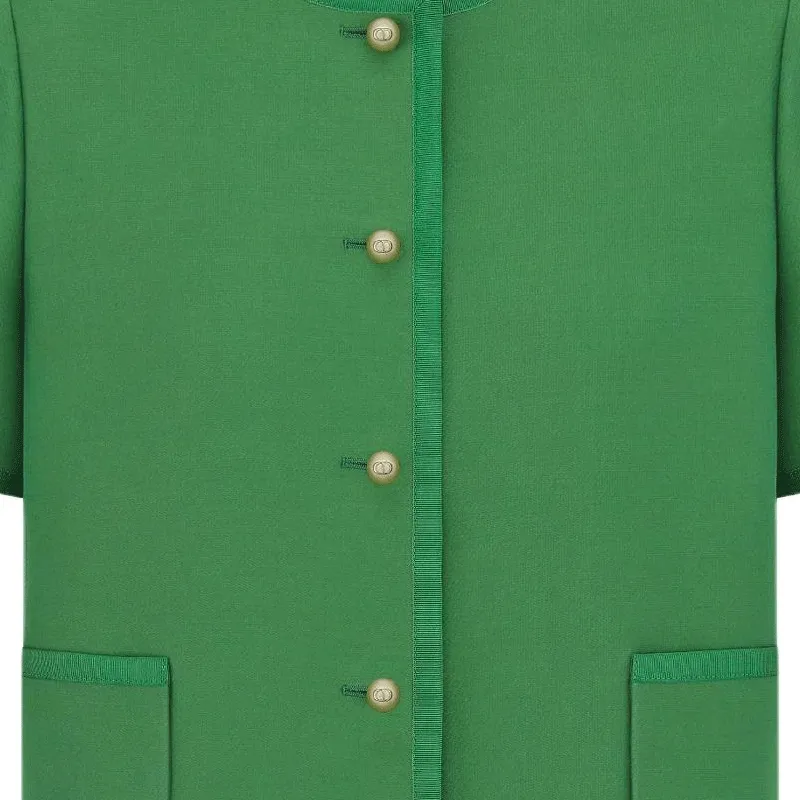 DIOR Jackets Coats Women's Green-2