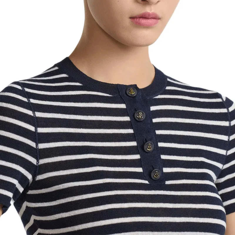 DIOR Regular T Shirt Women's Blue White-4