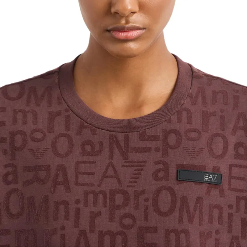 EMPORIO ARMANI EA7 Sweatshirt Women's Brown-4