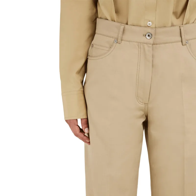 FERRAGAMO Suit Trouser Women's Stone Color-5
