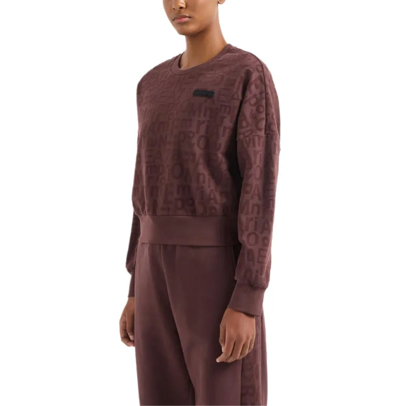 EMPORIO ARMANI EA7 Sweatshirt Women's Brown-3