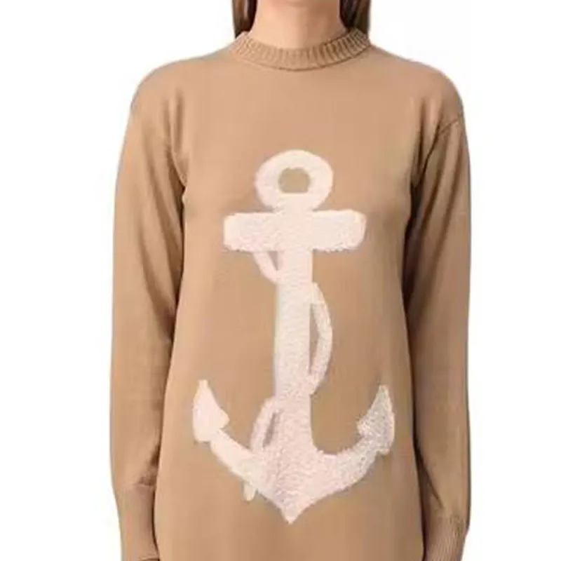 MaxMara Long Sleeved Dresses Women's Brown-1