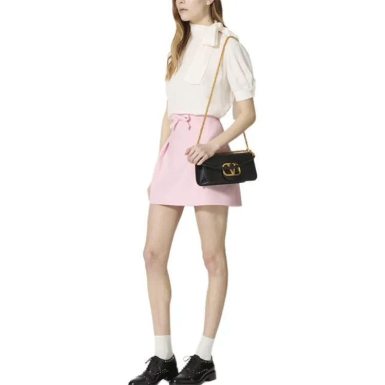 Valentino FW24 Casual Short Skirts Women's Candy Pink-3