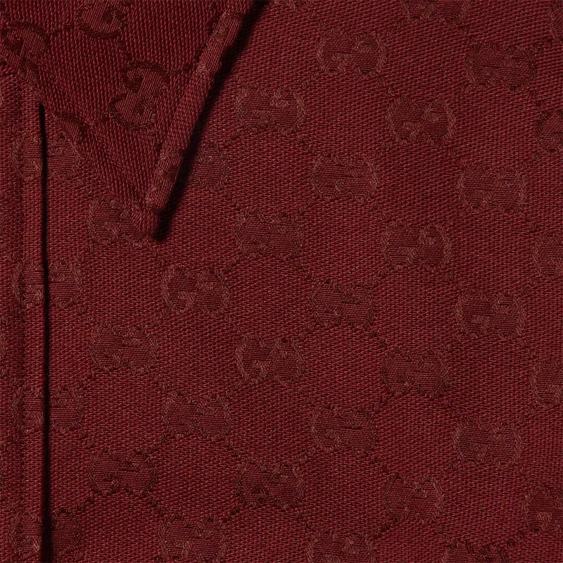 GUCCI Shirts Men Red-5