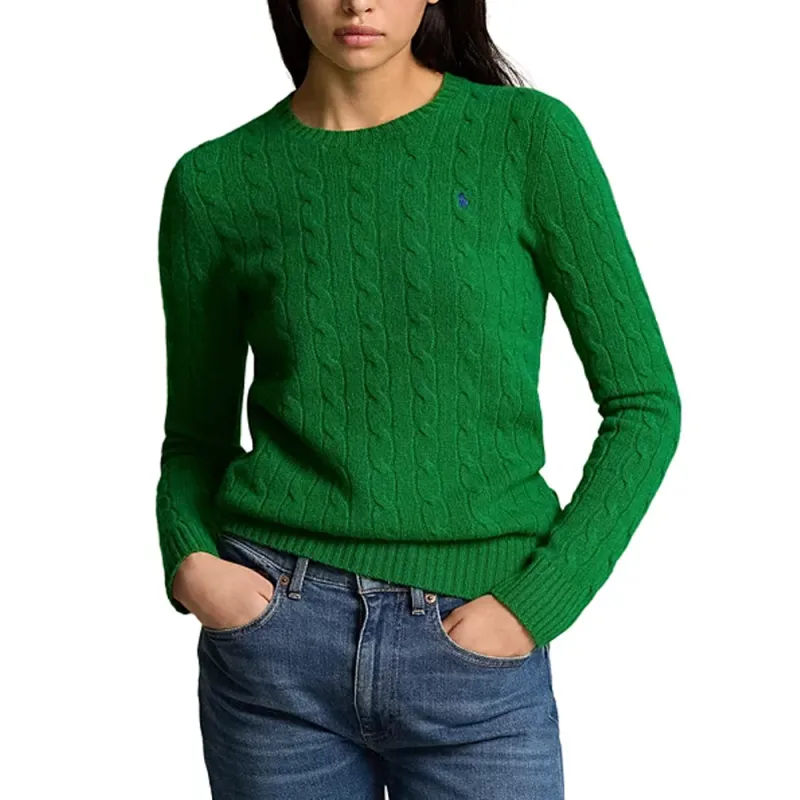 Polo Ralph Lauren Pony Embroidered Cable Knit Jumper-1