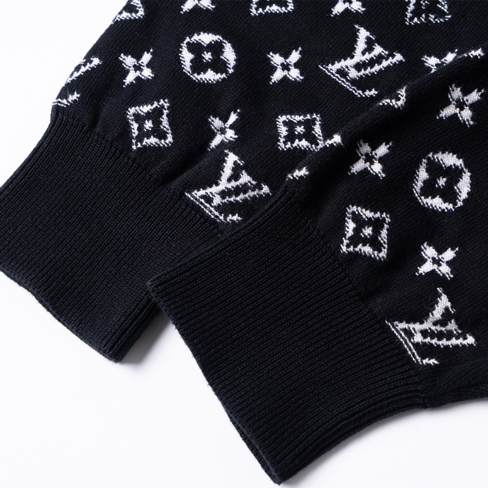 LOUIS VUITTON Lvse Monogram Degrade Crewneck - POIZON