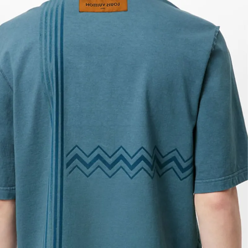 LOUIS VUITTON SS22 Shirt Men's Blue-5