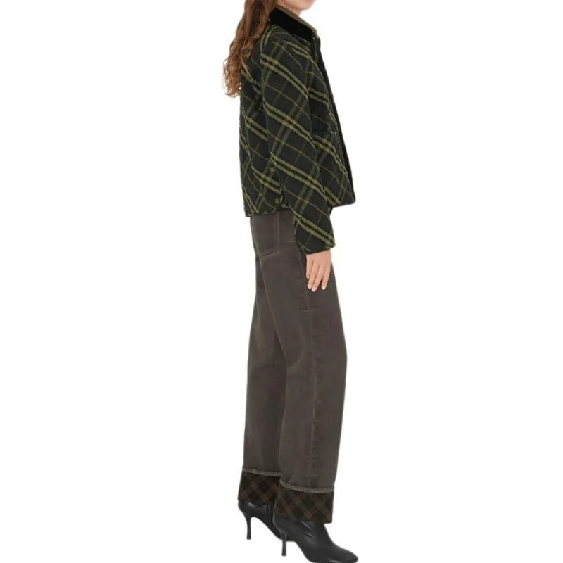 Burberry Check Printed Quilted Jacket-3