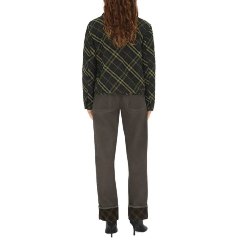 Burberry Check Printed Quilted Jacket-2